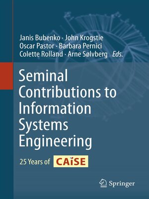 cover image of Seminal Contributions to Information Systems Engineering